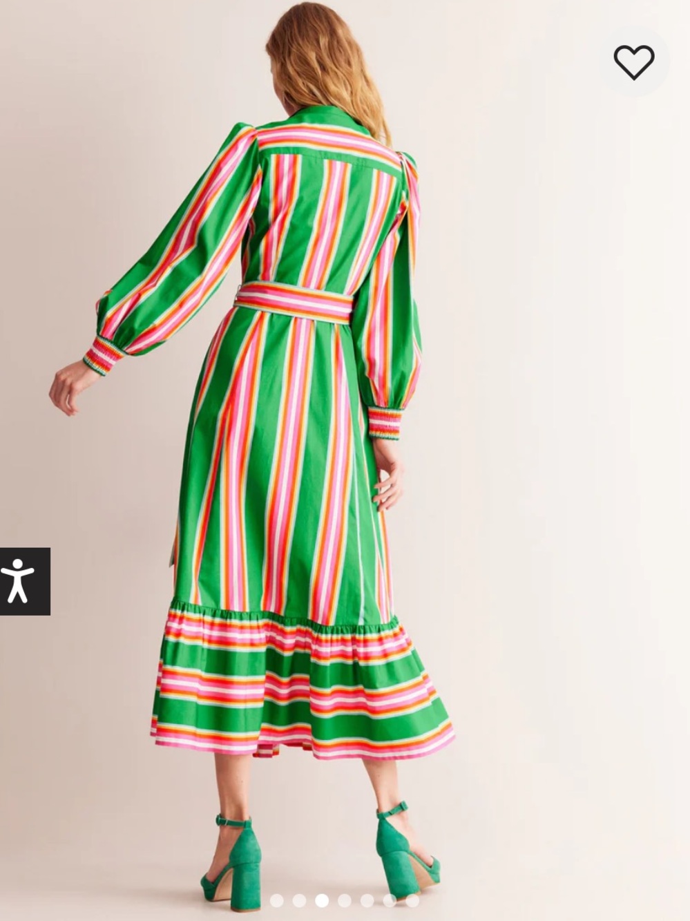 NWT $305 Boden Cotton Midi Shirt Dress size 2R - Picture 2 of 13
